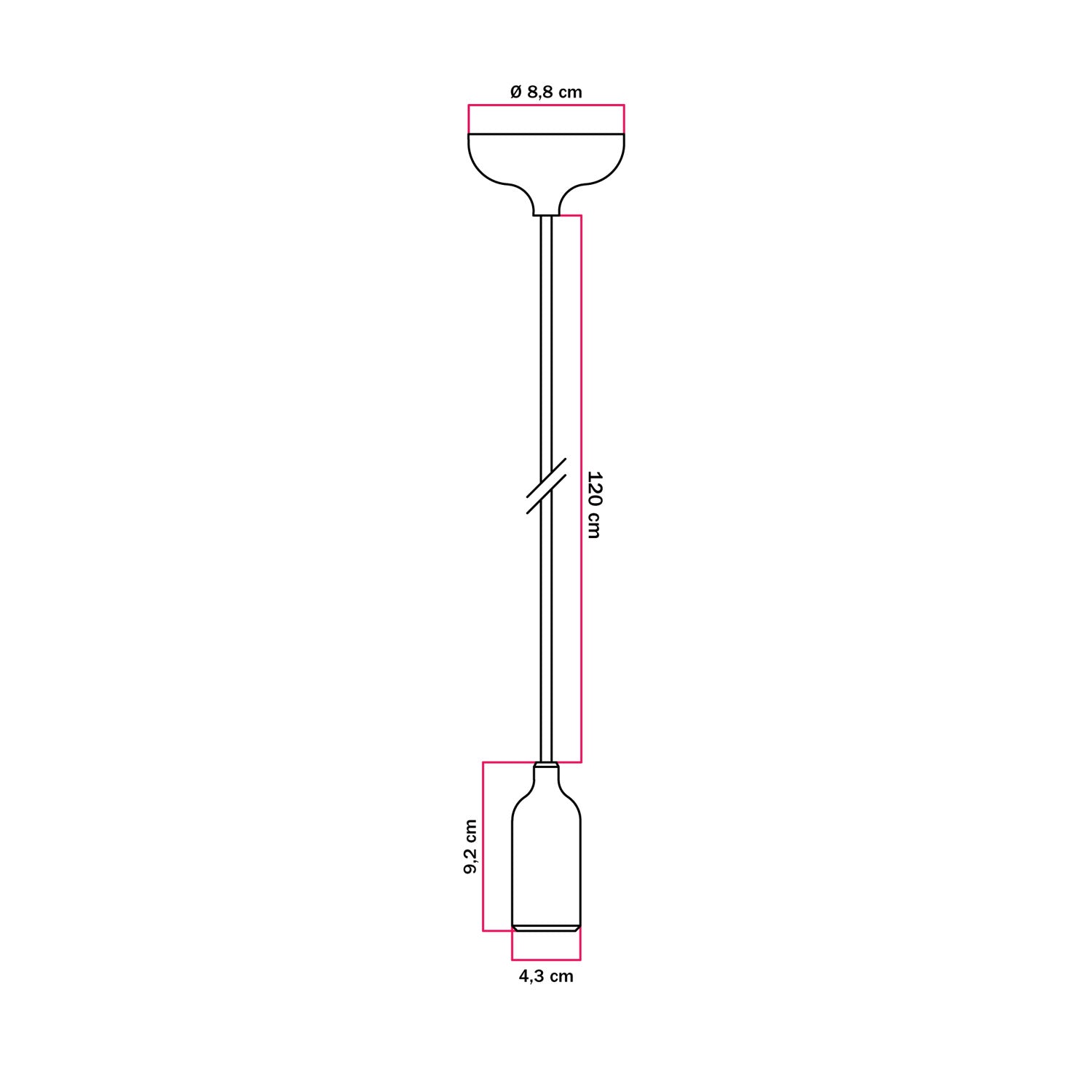 Lampada a sospensione colorata in silicone con cavo tessile - Petrolio