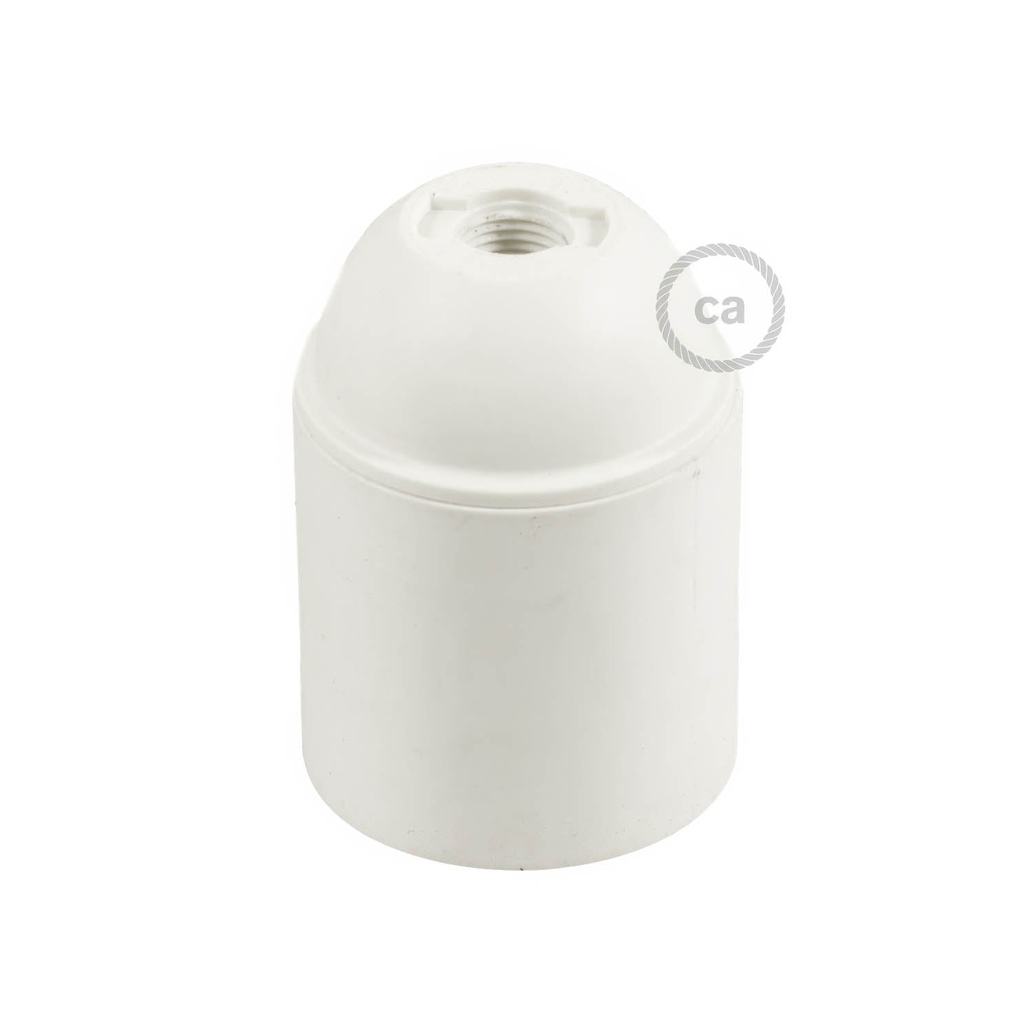 Kit portalampada E27 in termoplastica - Bianco