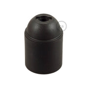 Kit portalampada E27 in termoplastica - Nero