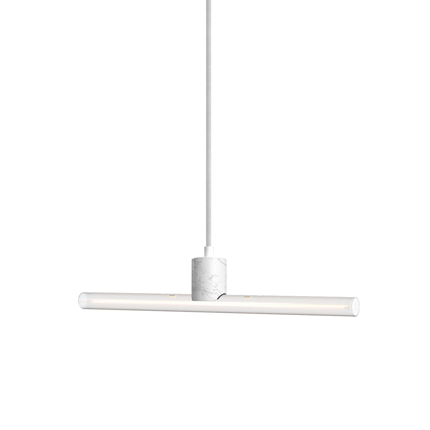 Kit portalampada esse14 per lampade a sospensione con attacco S14d - Effetto White marble