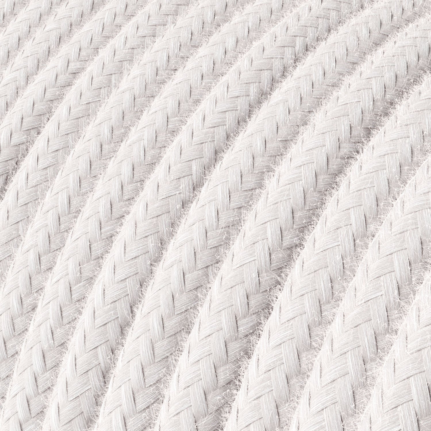 Cavo per illuminazione in cotone Rosa pallido - L'Originale Creative Cables, per impianti a vista di design - RC16