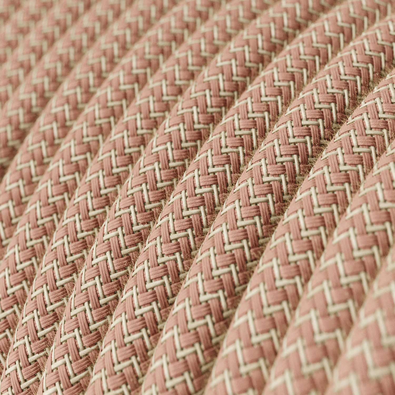 Lampada a sospensione con paralume Vaso e adattatore per binari - Terracotta striato