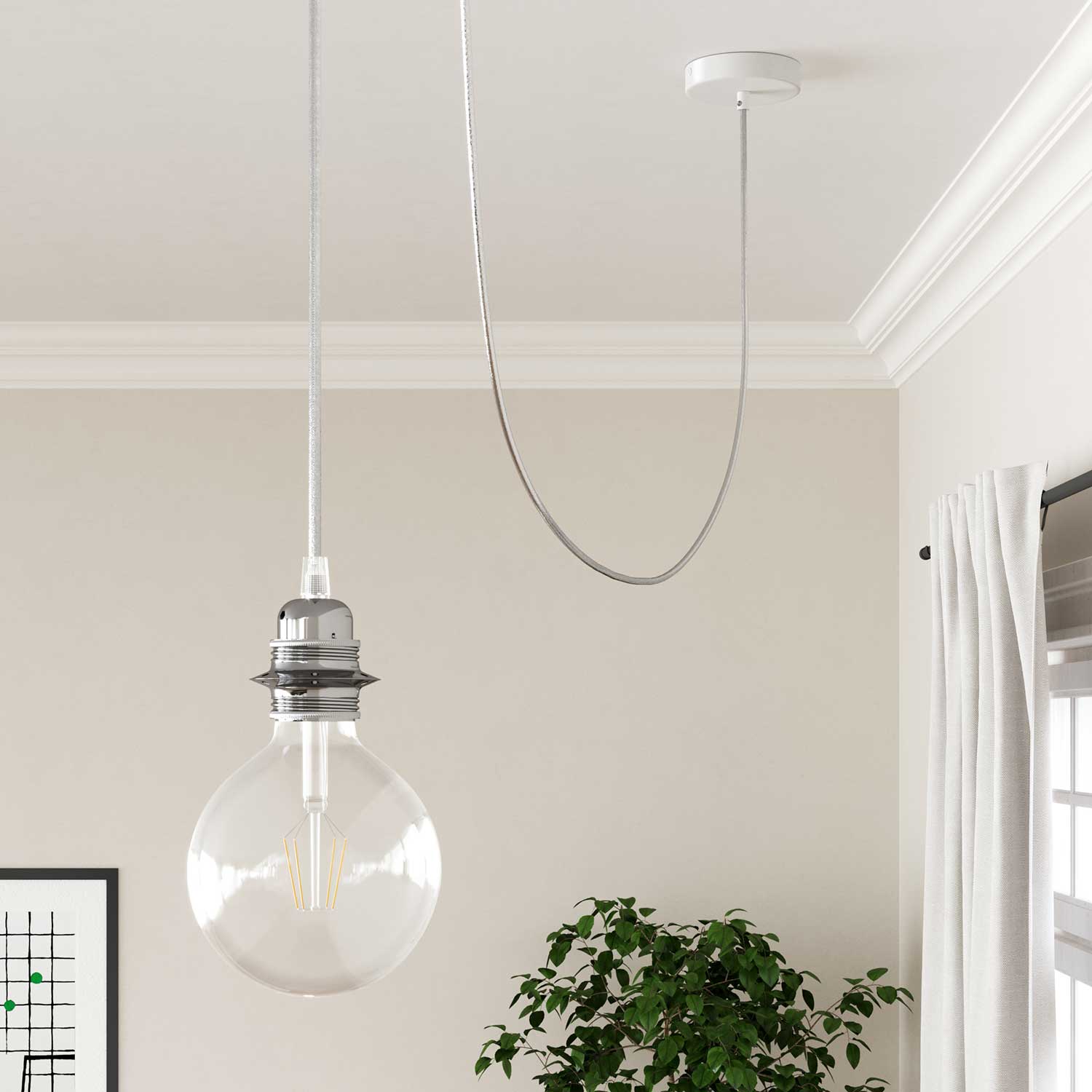 Cavo colorato per illuminazione in Rame Stagnato - L'Originale Creative Cables, adatto a impianti a vista di design - RR12