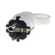 Spina Schuko Confort con anello 16A 250V - Bianco