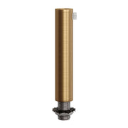 Serracavo cilindrico in metallo lunghezza 7 cm completo di tige, dado e rondella - Bronzo satinato
