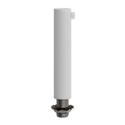 Serracavo cilindrico in metallo lunghezza 7 cm completo di tige, dado e rondella - Bianco