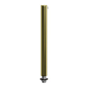 Serracavo cilindrico in metallo lunghezza 15 cm completo di tige, dado e rondella - Ottone