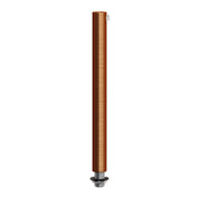 Serracavo cilindrico in metallo lunghezza 15 cm completo di tige, dado e rondella - Rame satinato