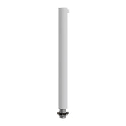 Serracavo cilindrico in metallo lunghezza 15 cm completo di tige, dado e rondella - Bianco