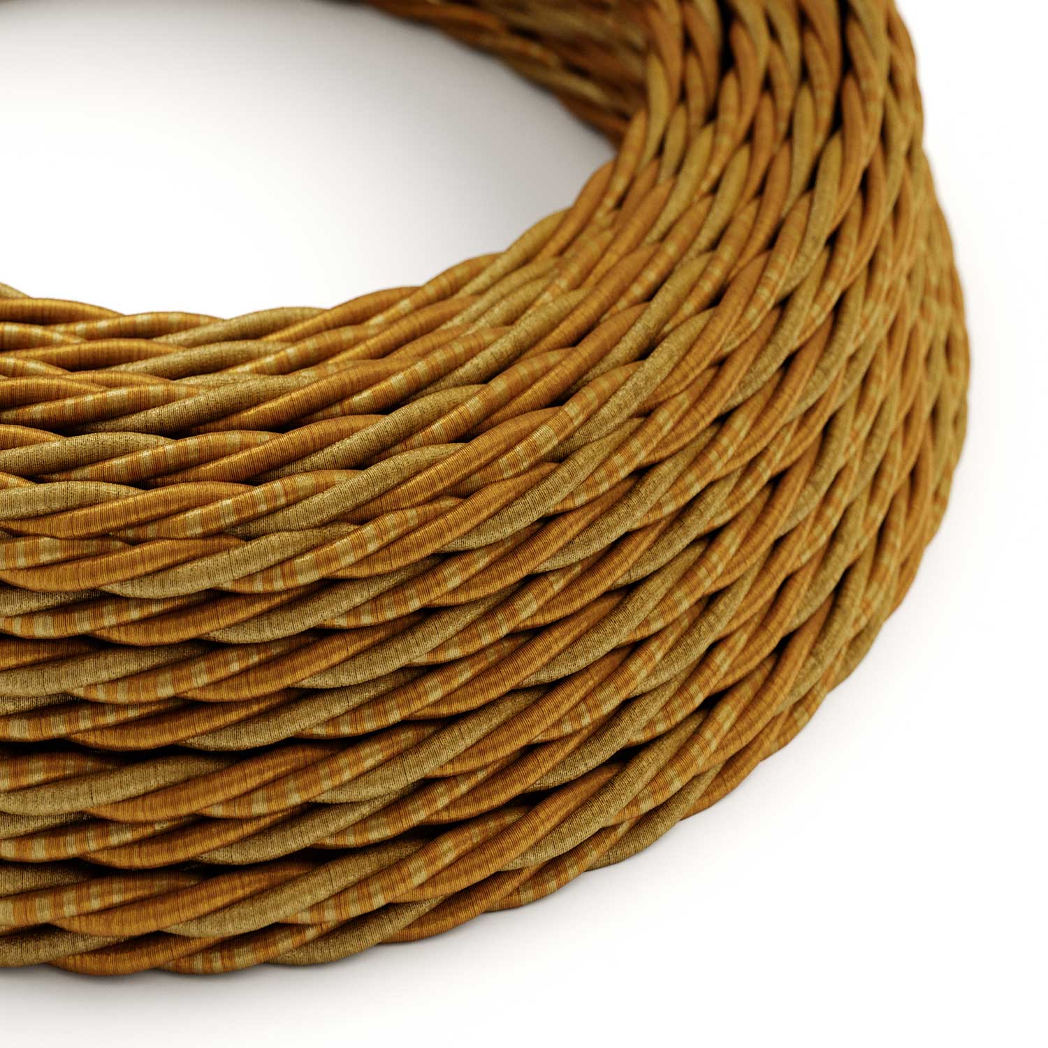 Corda elettrica in tessuto Borbone - L'Originale Creative Cables, adatto per impianti a vista di design - TG03
