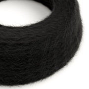 Cavo elettrico in tessuto Nero Carbone Marlene - L'Originale Creative Cables, ideale per lampadari creativi - TP04