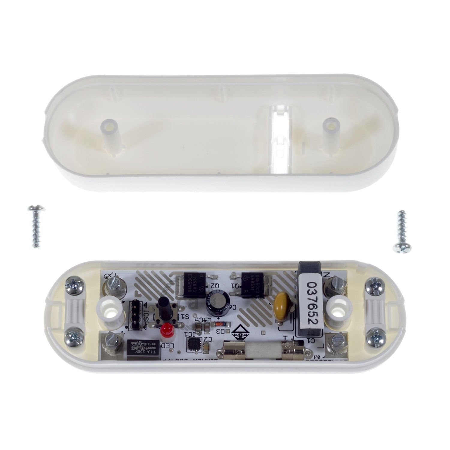 Dimmer universale con pulsante integrato - omologato UL - Bianco