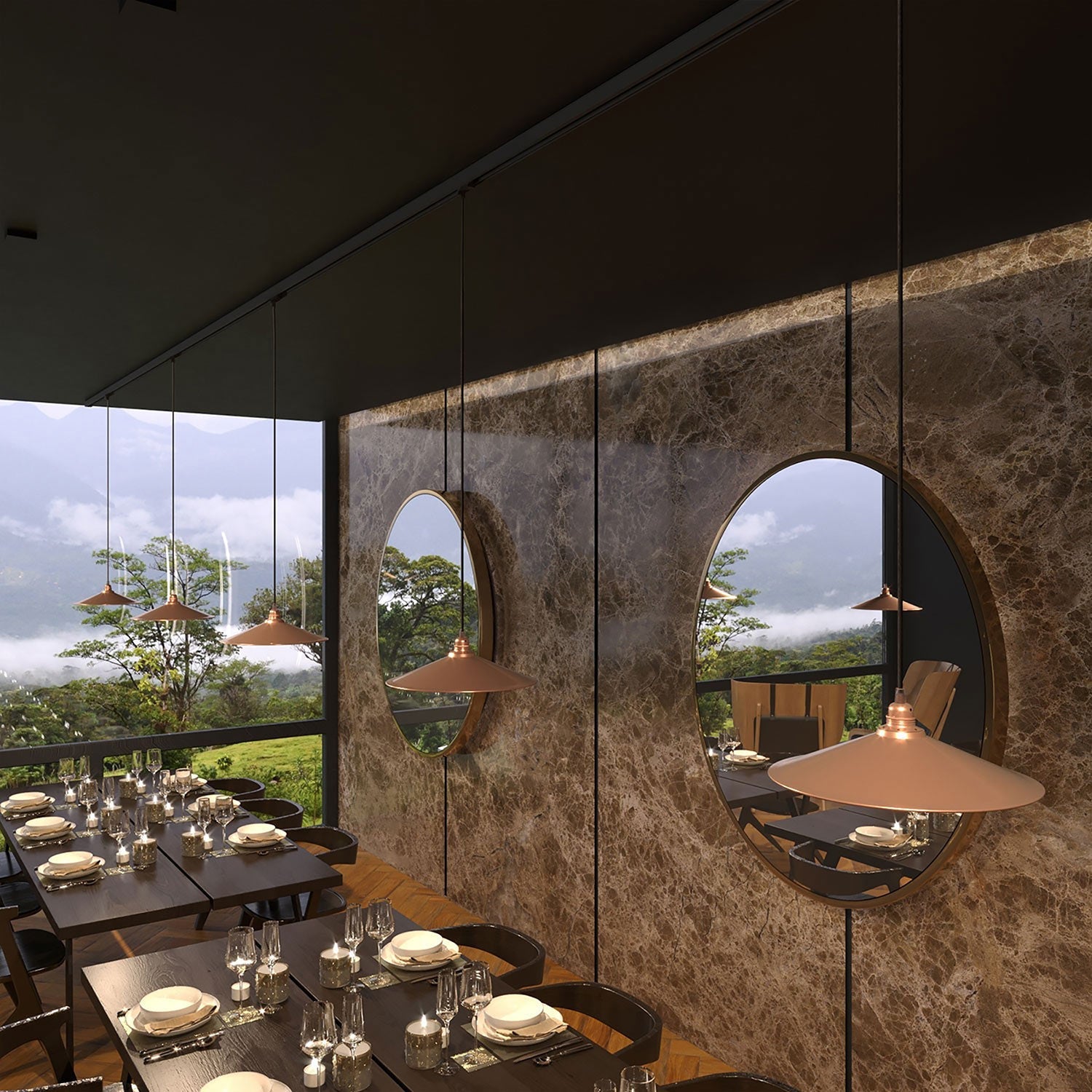 Adattatore Powergear Nero per binario trifase - per sospensione