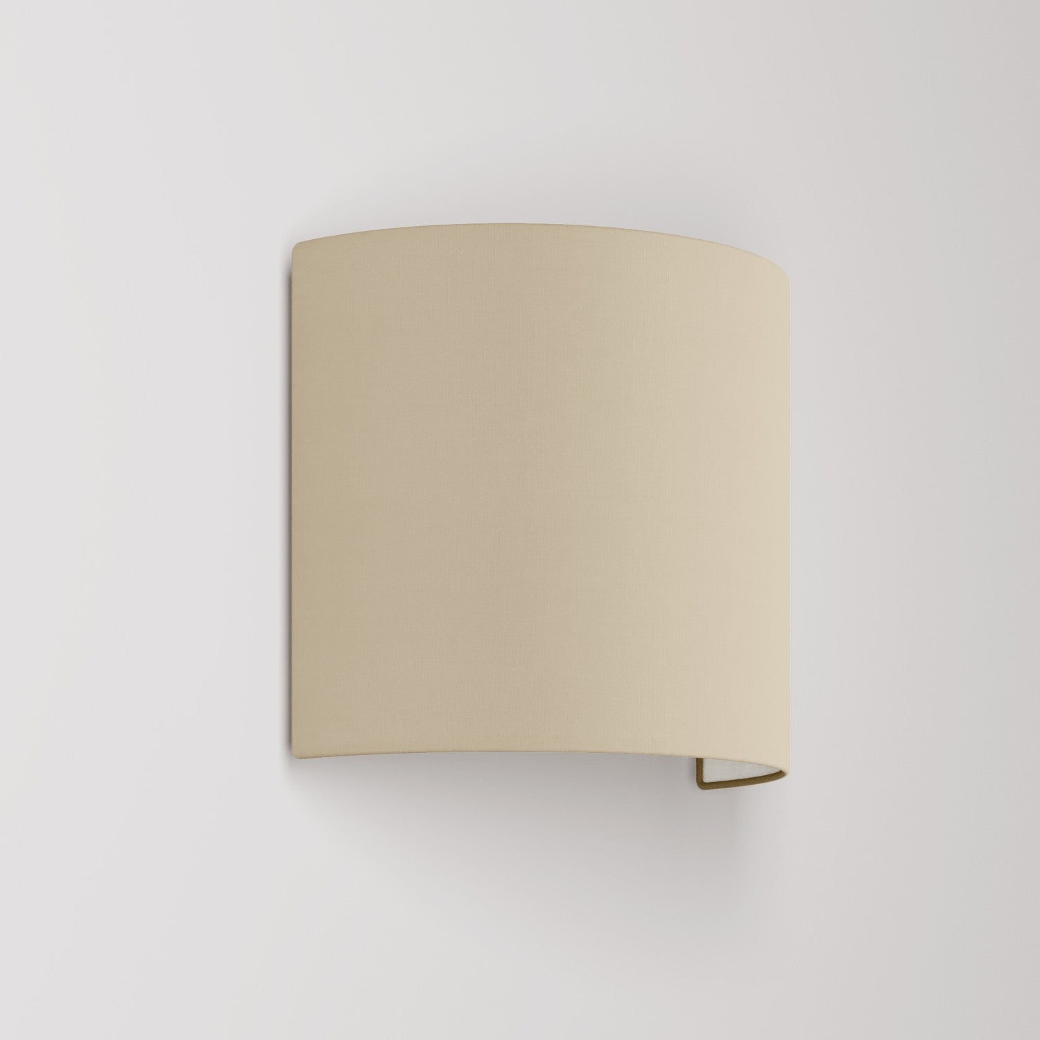 Applique Ventola con paralume in tessuto Arenal tortora - Made in Italy