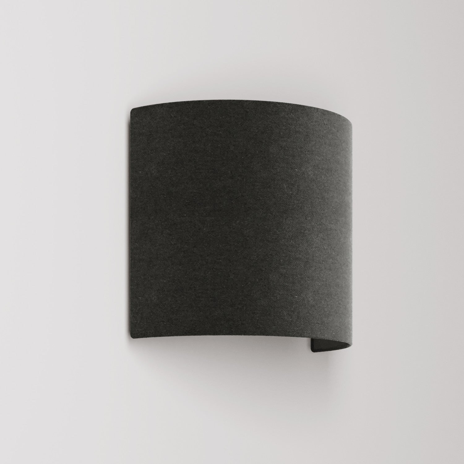 Applique Ventola con paralume in tessuto - Made in Italy - Lana Grigio Scuro