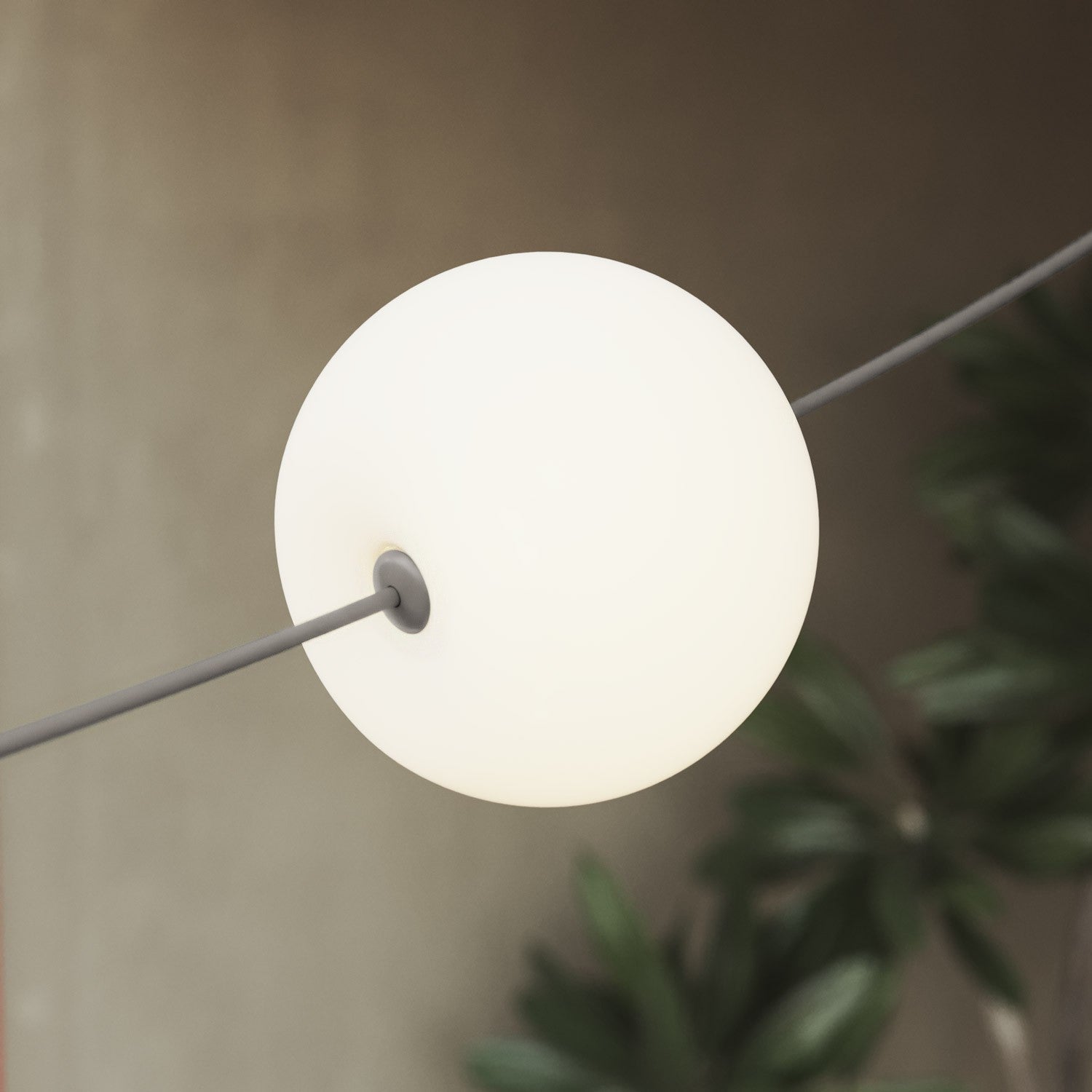 Catena luminosa 12 punti luce da esterno IP67 Grigio - Marina12 Cherry