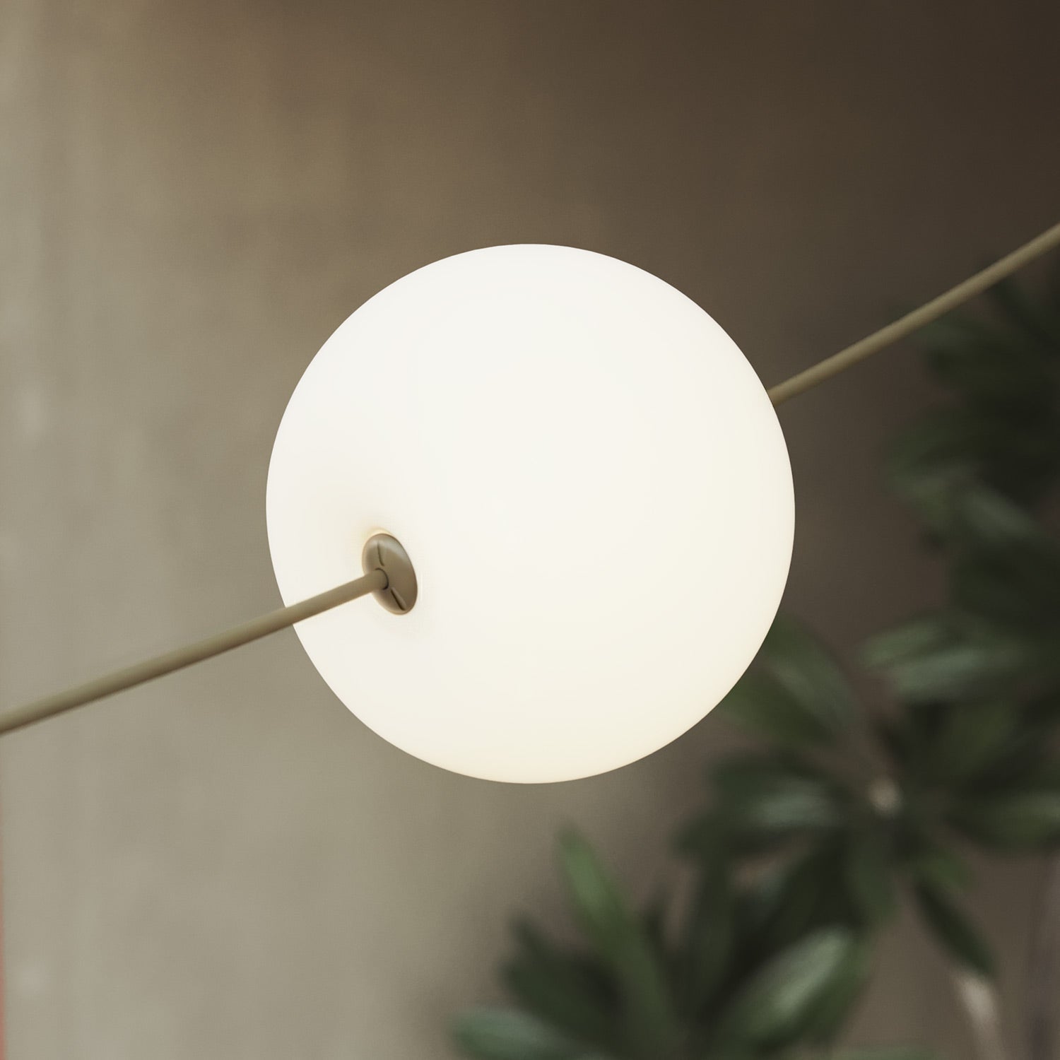 Catena luminosa 4 punti luce da esterno IP67 Verde Oliva - Marina4 Cherry 140 cm