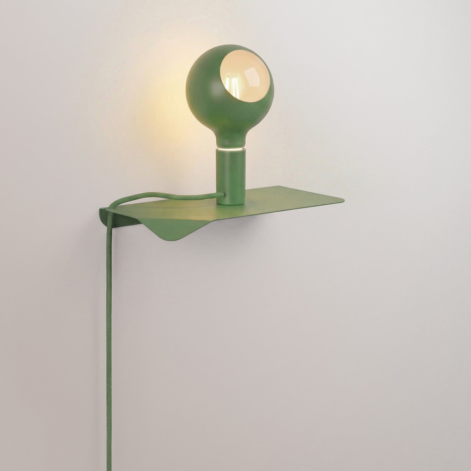 Combo Camo - Lampada con mensola - Verde