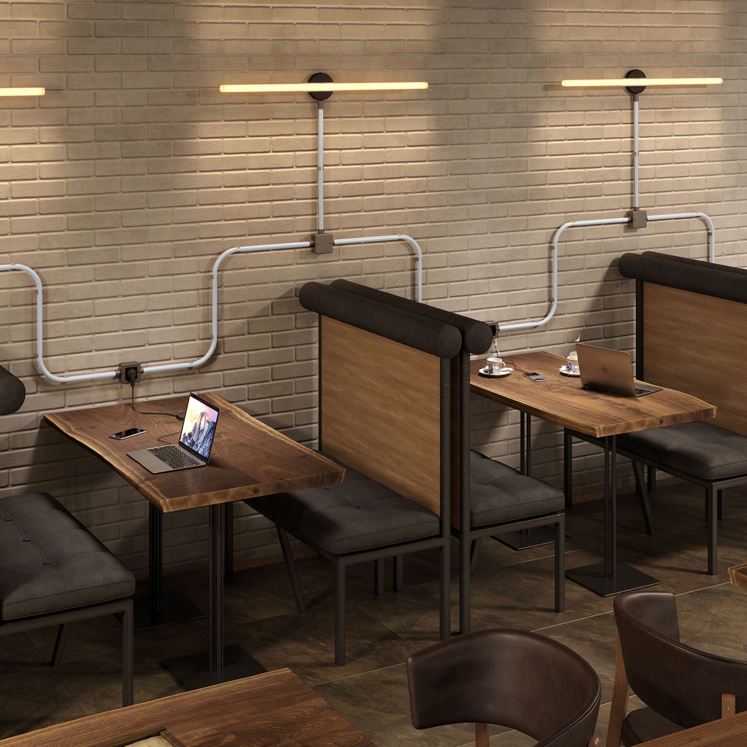 Creative - Tube, diametro 20 mm, rivestito in tessuto effetto Seta RM01 Bianco, canalina passacavi modellabile - Creative Cables