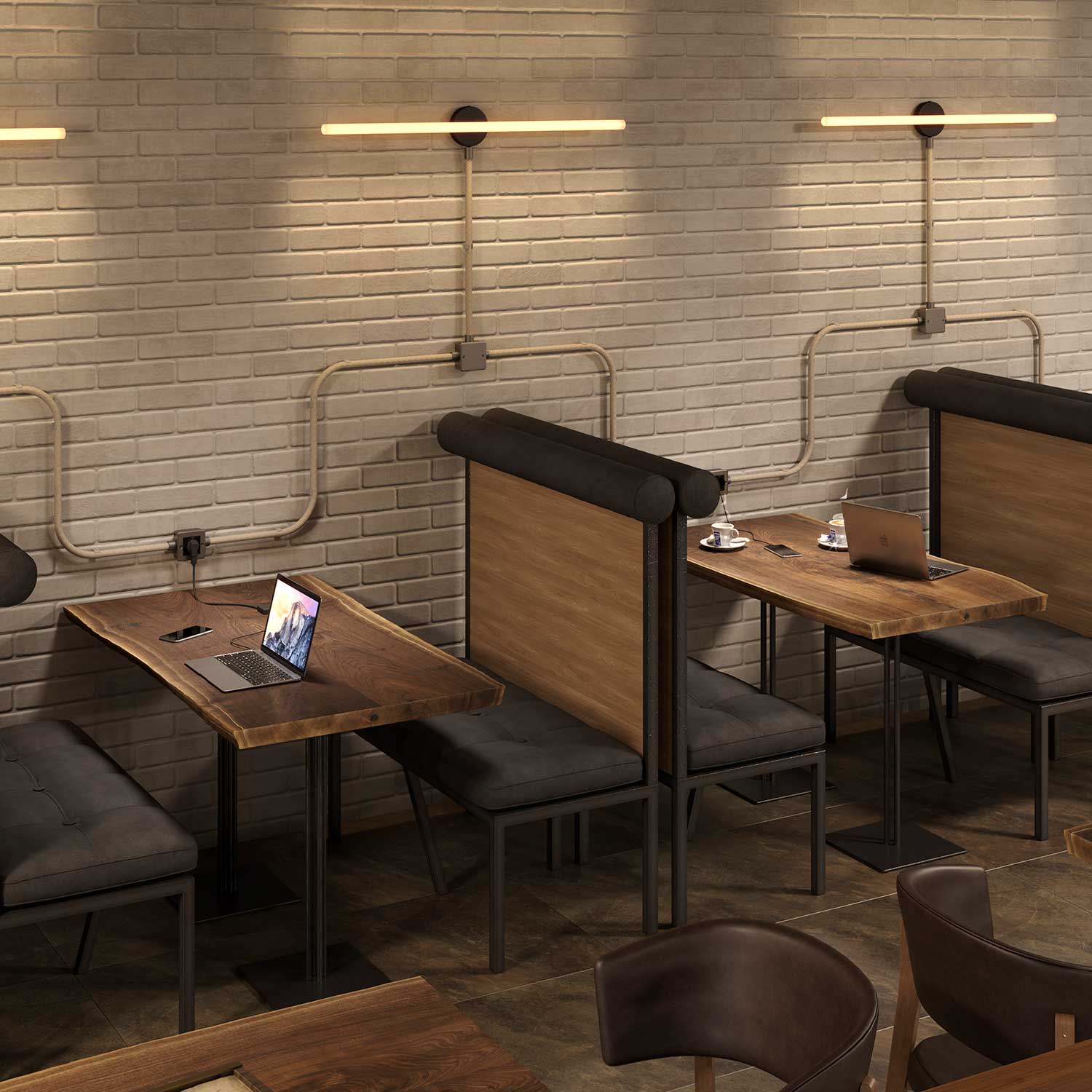 Creative - Tube, diametro 20 mm, rivestito in tessuto RN01 Lino Naturale Neutro, canalina passacavi modellabile - Creative Cables