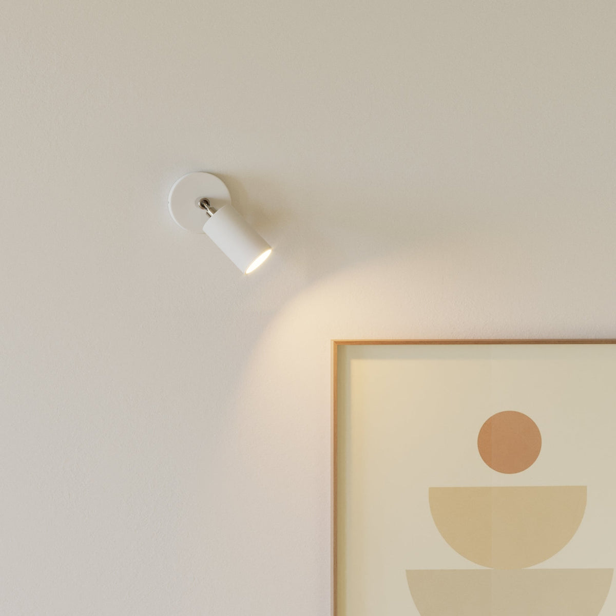 Faretto GU10 orientabile da parete o soffitto Bispot - Bianco opaco - Creative Cables