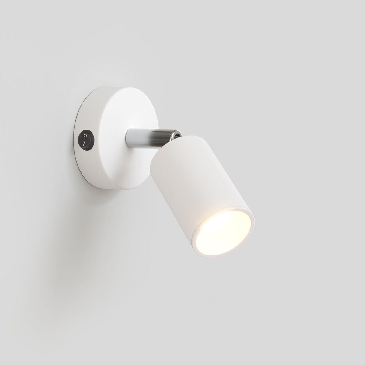 Faretto GU10 orientabile da parete o soffitto Bispot - Bianco opaco - Creative Cables