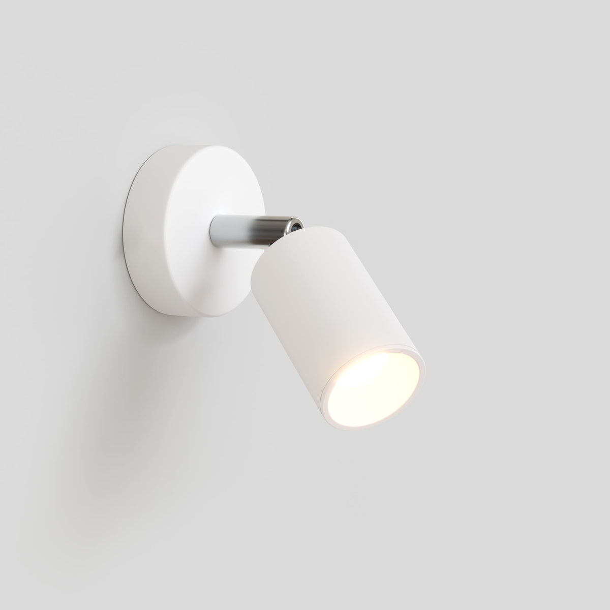 Faretto GU10 orientabile da parete o soffitto Bispot - Bianco opaco - Creative Cables