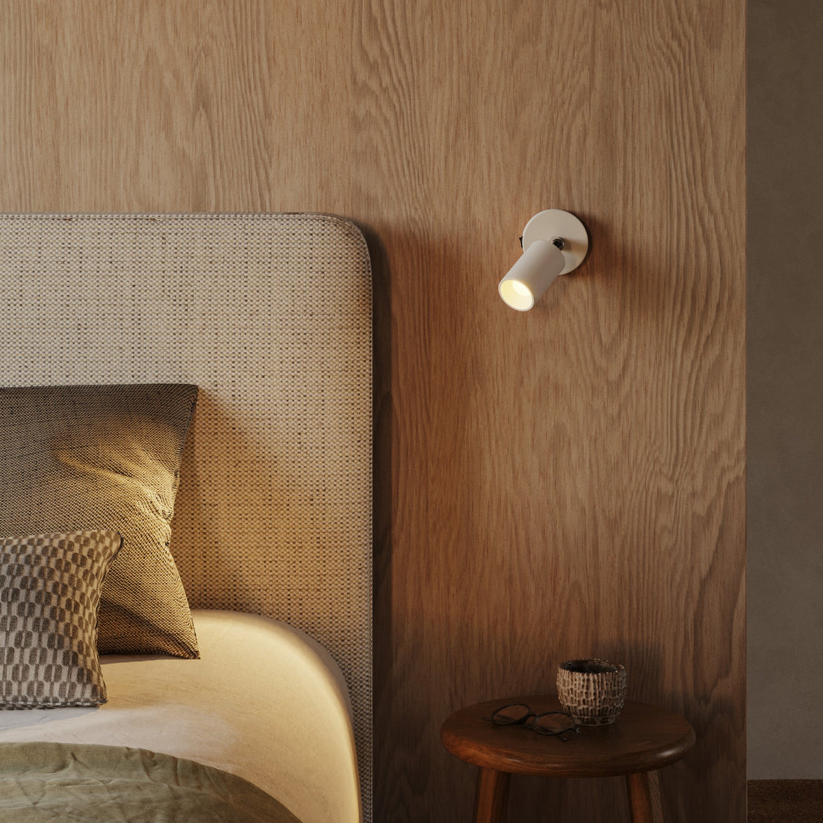 Faretto GU10 orientabile da parete o soffitto Bispot - Bianco opaco - Creative Cables