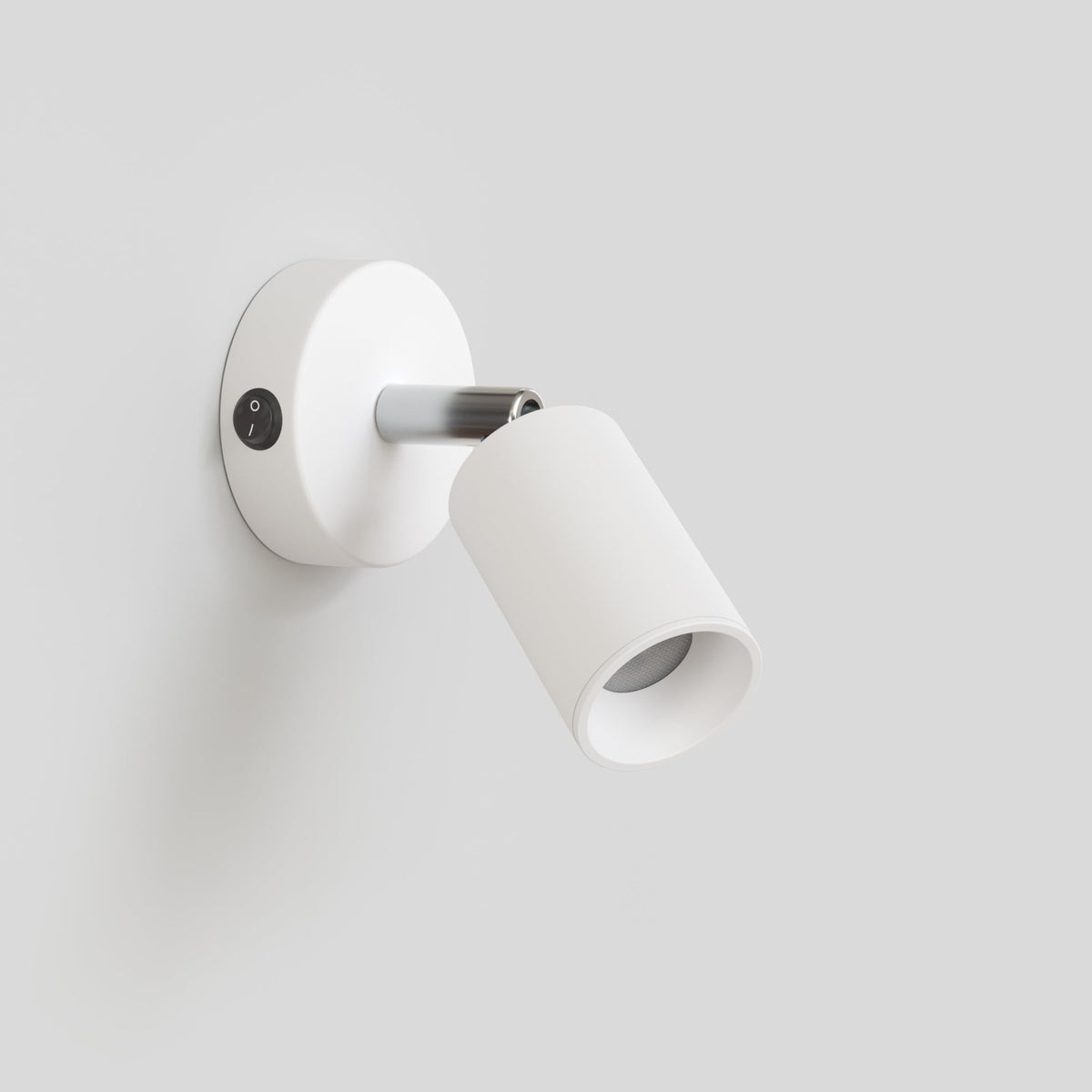 Faretto GU10 orientabile da parete o soffitto Bispot - Bianco opaco - Creative Cables