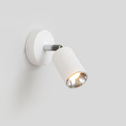 Faretto GU10 orientabile da parete o soffitto Bispot - Bianco opaco / Cromo - Creative Cables