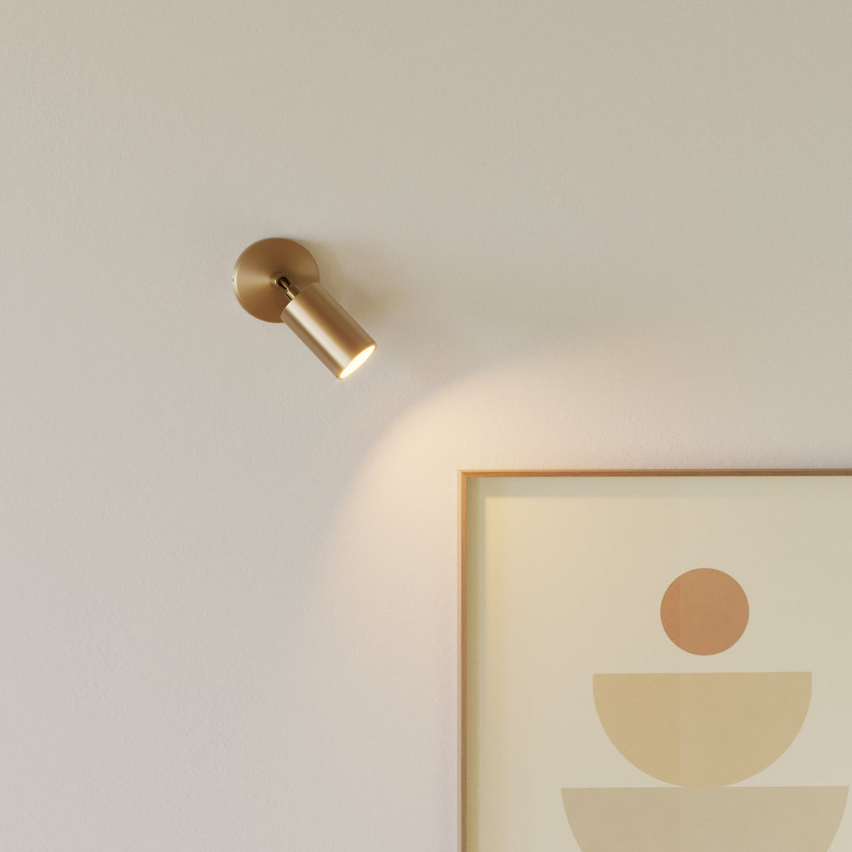 Faretto GU10 orientabile da parete o soffitto Bispot - Bronzo satinato - Creative Cables