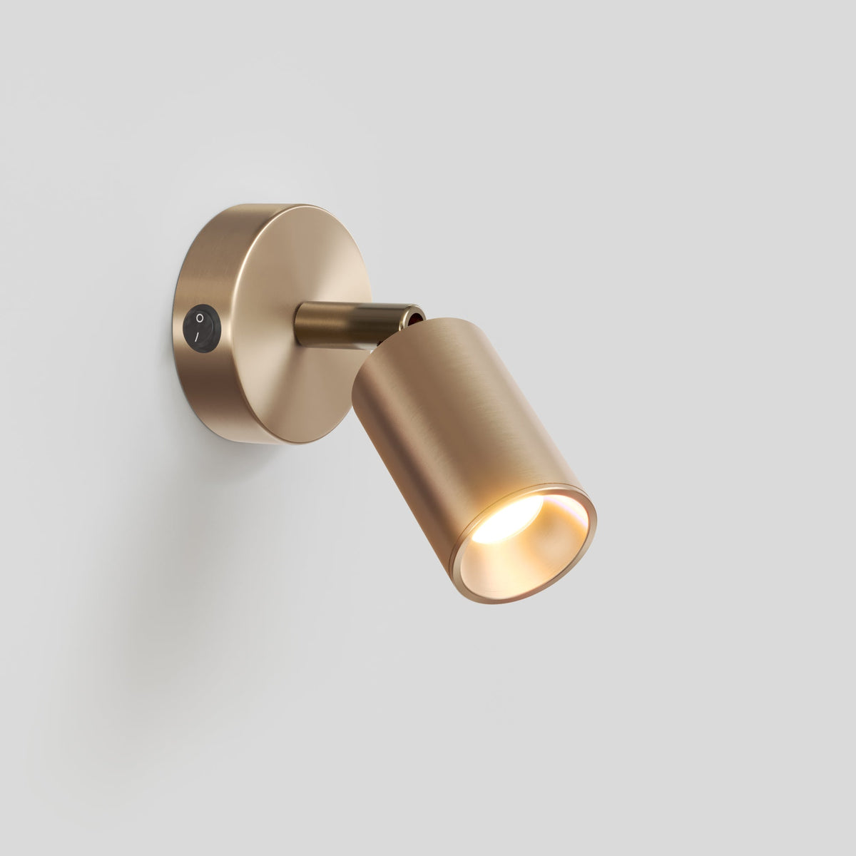 Faretto GU10 orientabile da parete o soffitto Bispot - Bronzo satinato - Creative Cables