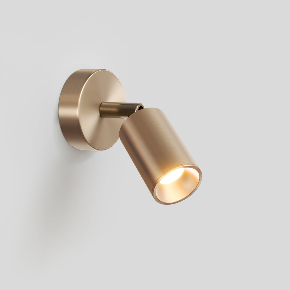 Faretto GU10 orientabile da parete o soffitto Bispot - Bronzo satinato - Creative Cables