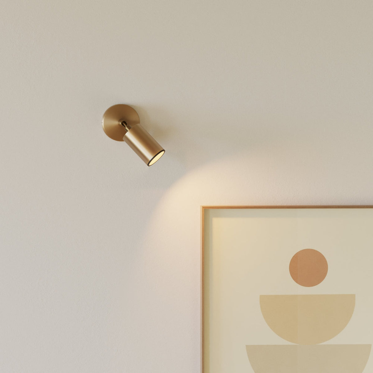 Faretto GU10 orientabile da parete o soffitto Bispot - Bronzo satinato / Nero - Creative Cables