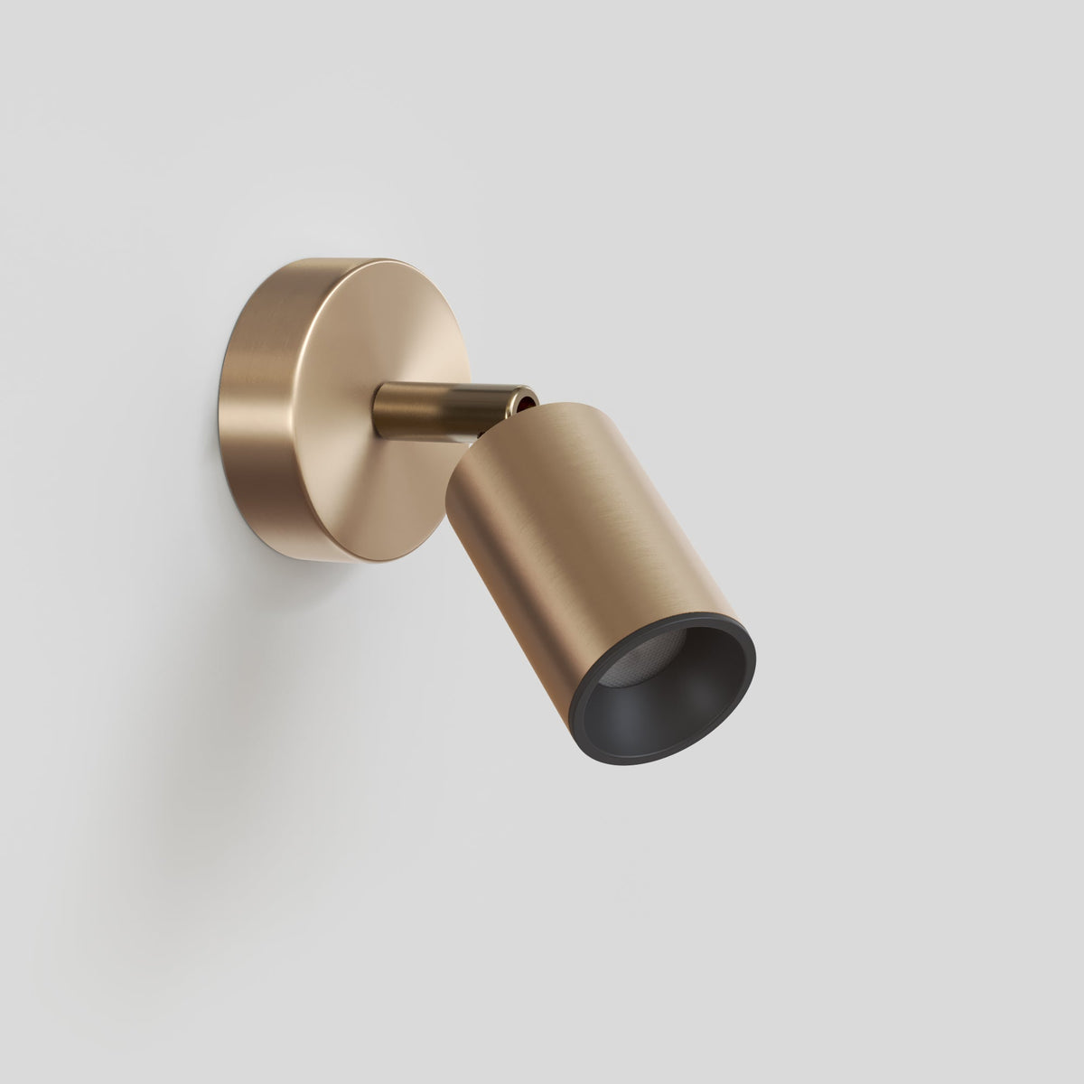 Faretto GU10 orientabile da parete o soffitto Bispot - Bronzo satinato / Nero - Creative Cables
