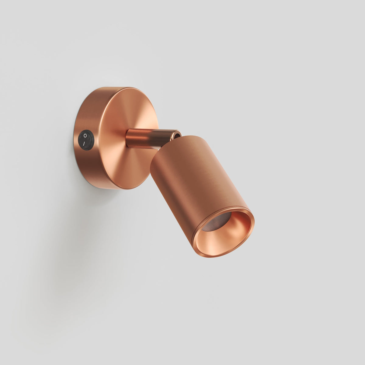 Faretto GU10 orientabile da parete o soffitto Bispot - Rame satinato - Creative Cables
