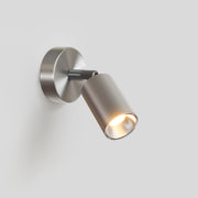 Faretto GU10 orientabile da parete o soffitto Bispot - Titanio satinato - Creative Cables