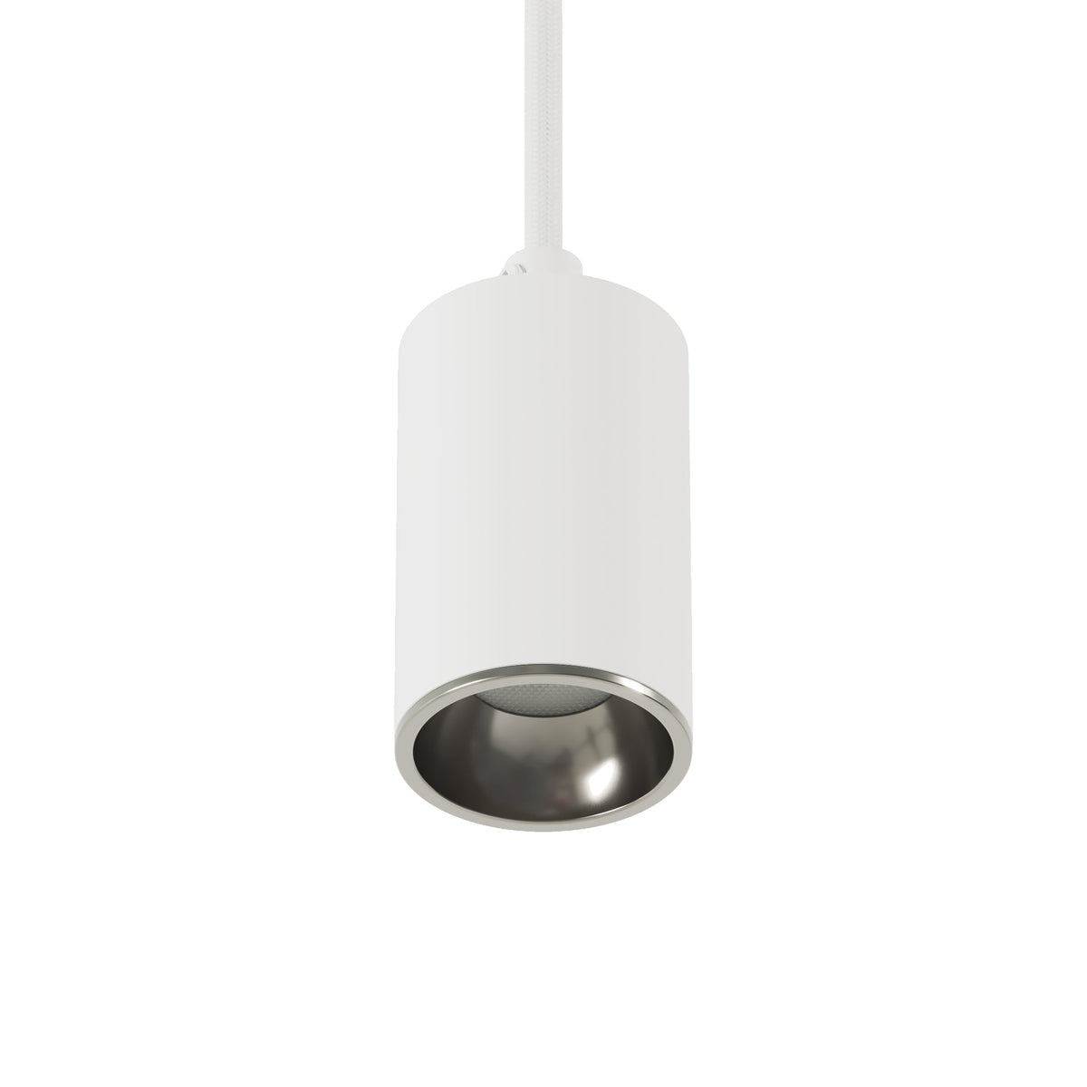 Faretto GU10 Spotlight LED Bispot - Bianco opaco / Cromo - Creative Cables