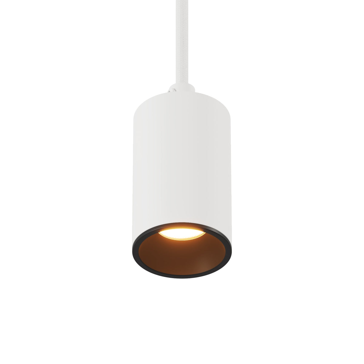 Faretto GU10 Spotlight LED Bispot - Bianco opaco / Nero - Creative Cables