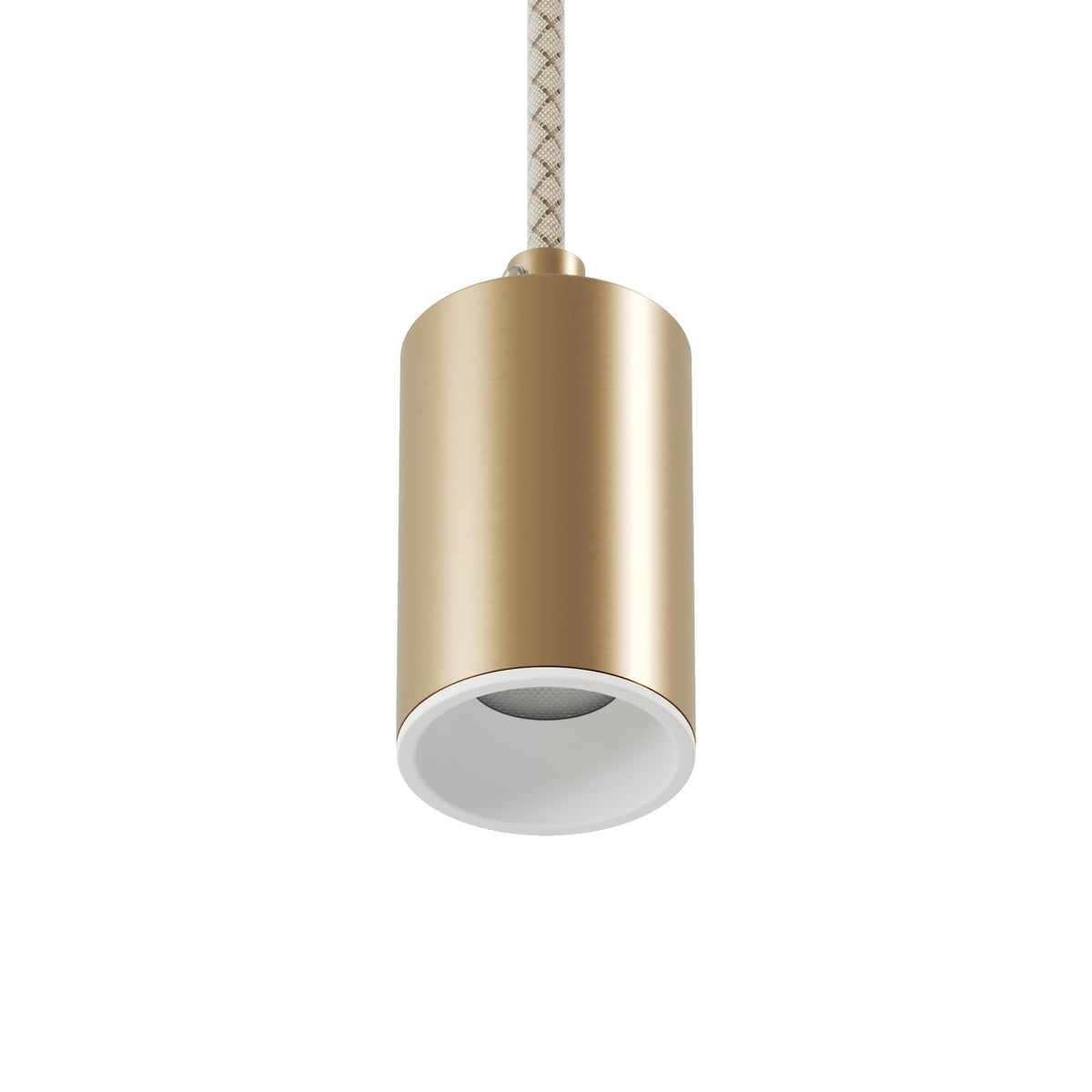 Faretto GU10 Spotlight LED Bispot - Bronzo satinato / Bianco opaco - Creative Cables