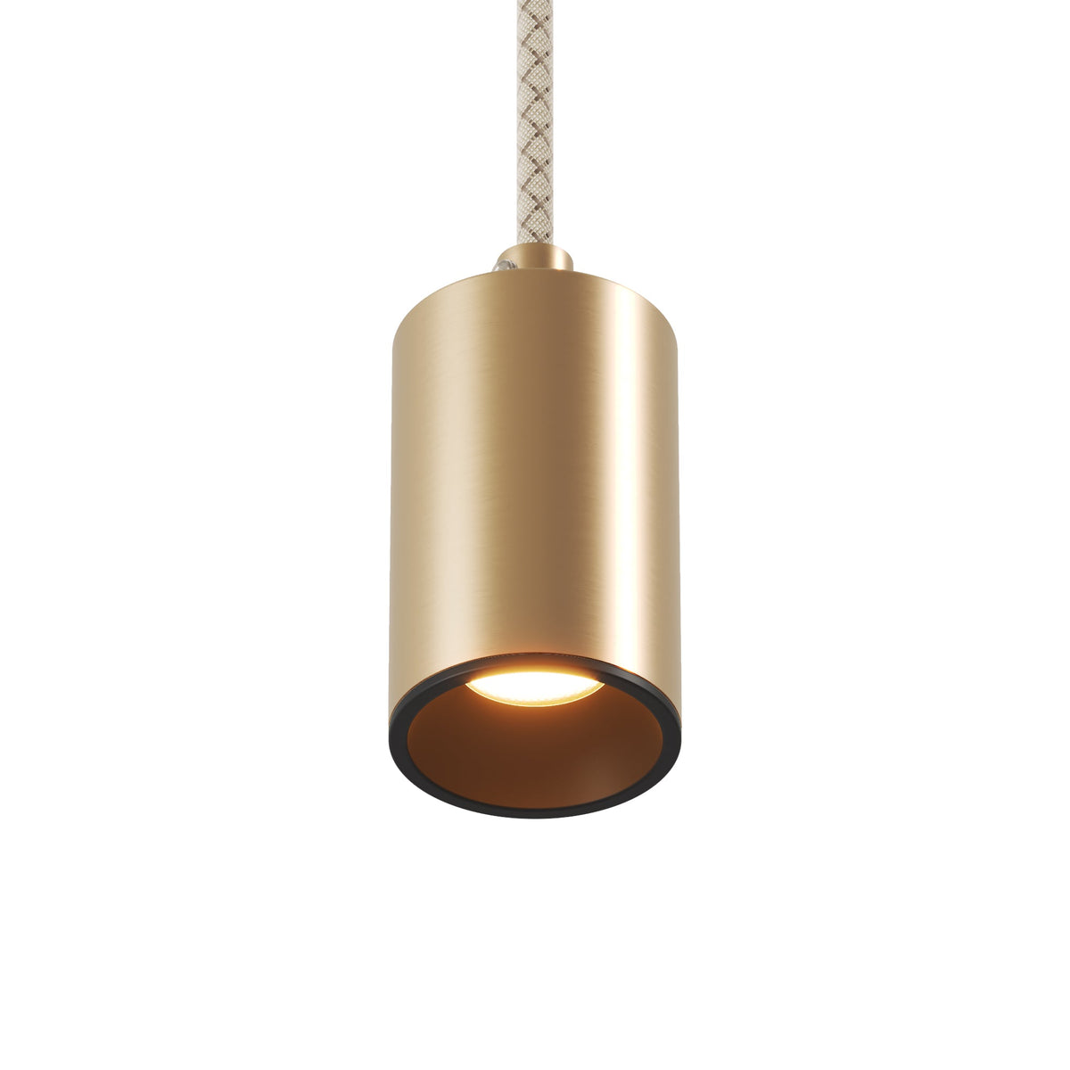 Faretto GU10 Spotlight LED Bispot - Bronzo satinato / Nero - Creative Cables