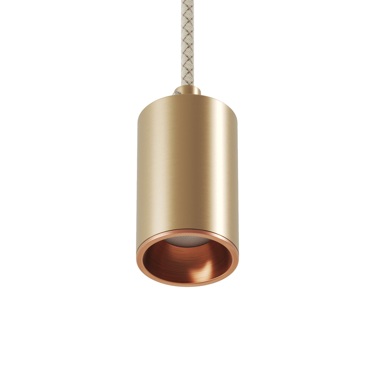 Faretto GU10 Spotlight LED Bispot - Bronzo satinato / Rame satinato - Creative Cables