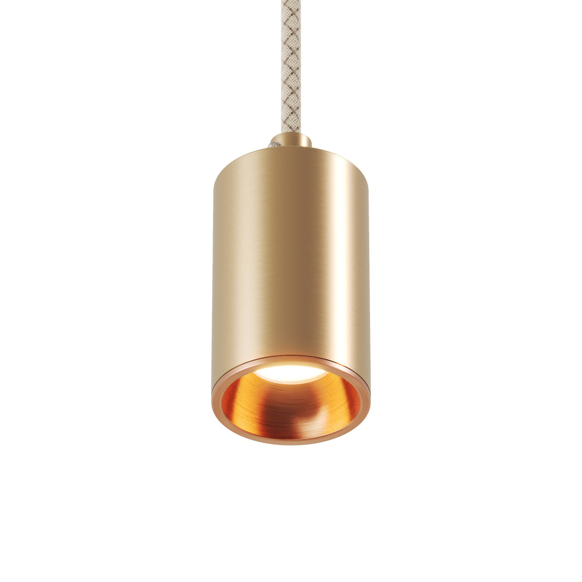 Faretto GU10 Spotlight LED Bispot - Bronzo satinato / Rame satinato - Creative Cables