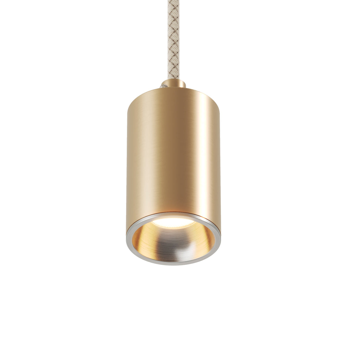 Faretto GU10 Spotlight LED Bispot - Bronzo satinato / Titanio satinato - Creative Cables