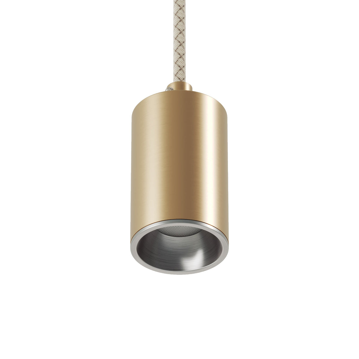 Faretto GU10 Spotlight LED Bispot - Bronzo satinato / Titanio satinato - Creative Cables
