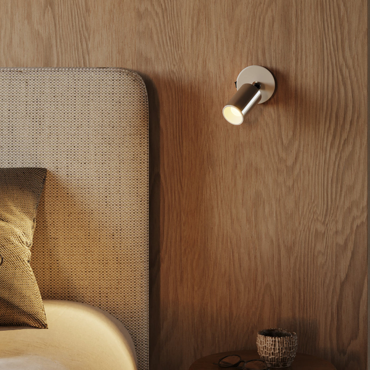 Faretto GU10 Spotlight LED Bispot - Cromo / Bianco opaco - Creative Cables