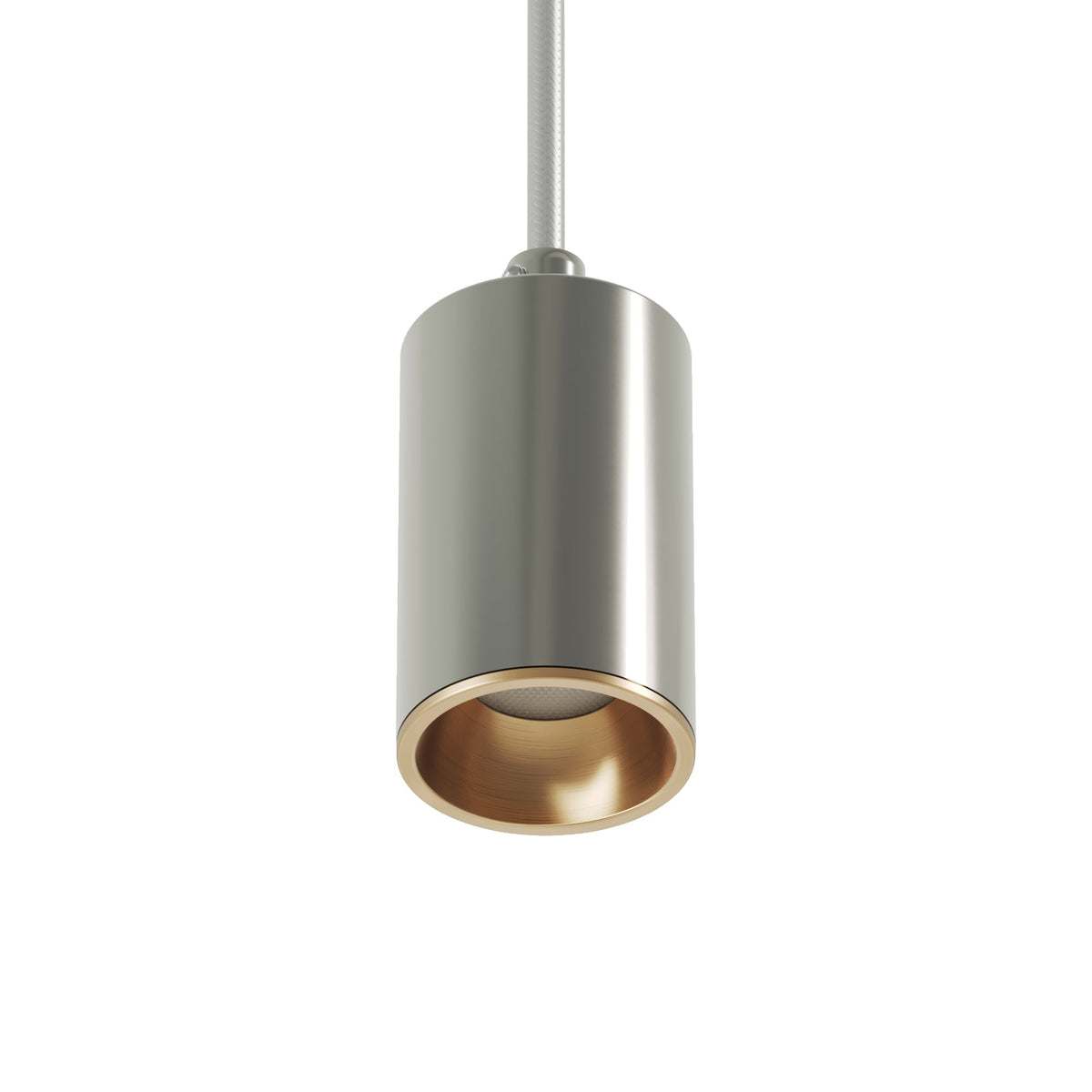 Faretto GU10 Spotlight LED Bispot - Cromo / Bronzo satinato - Creative Cables