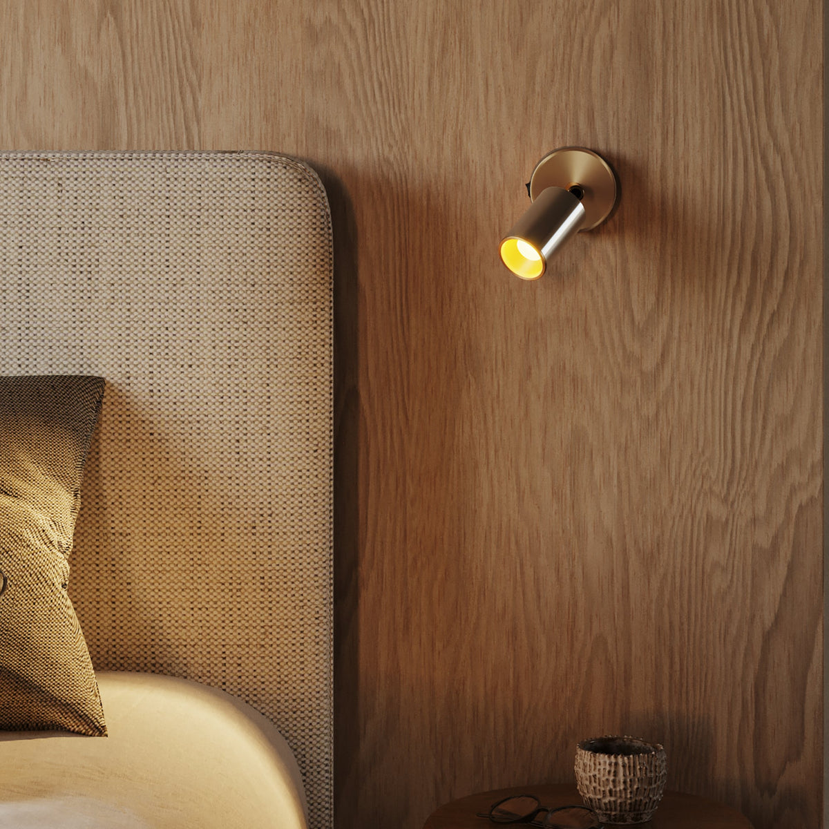 Faretto GU10 Spotlight LED Bispot - Cromo / Bronzo satinato - Creative Cables