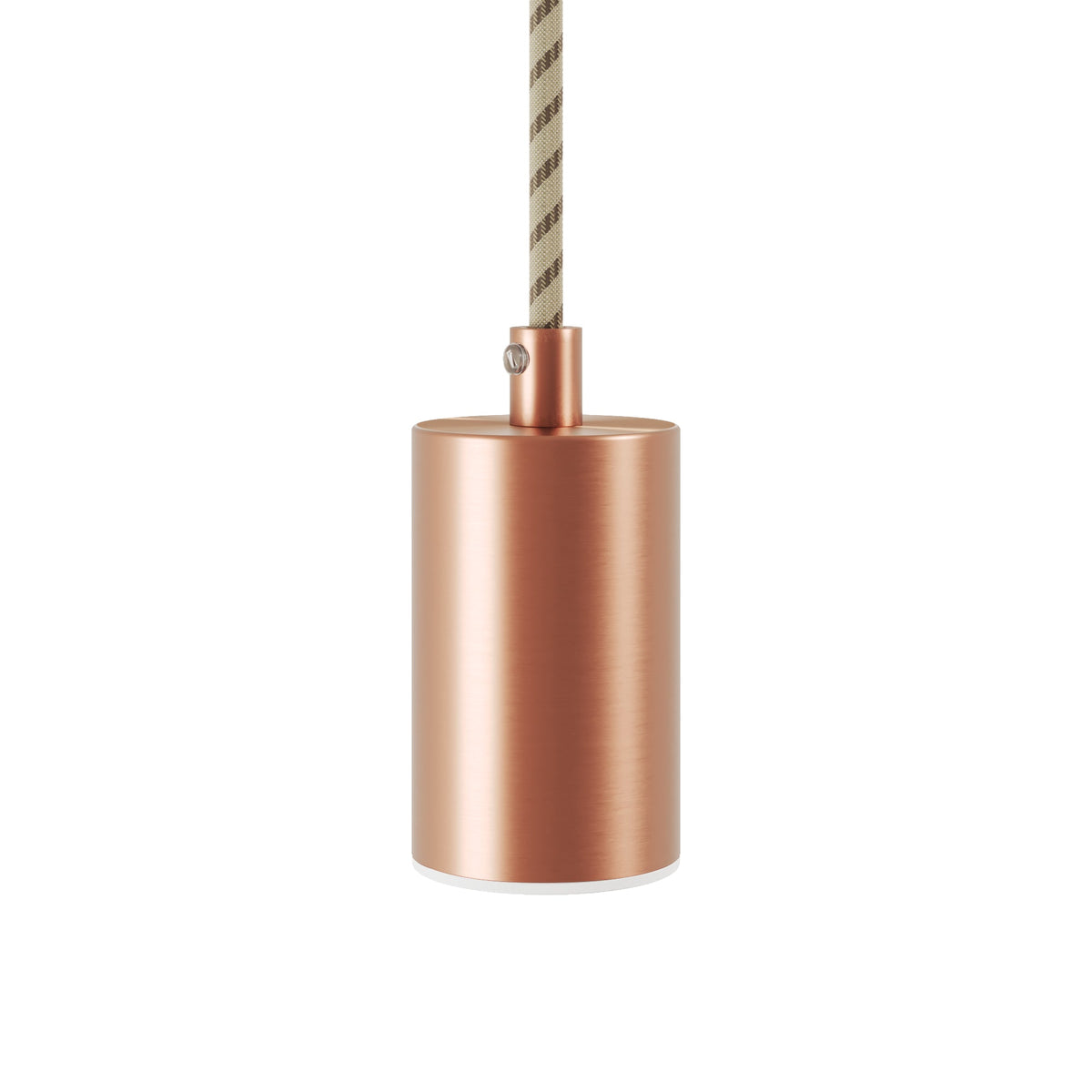 Faretto GU10 Spotlight LED Bispot - Rame satinato / Bianco opaco - Creative Cables