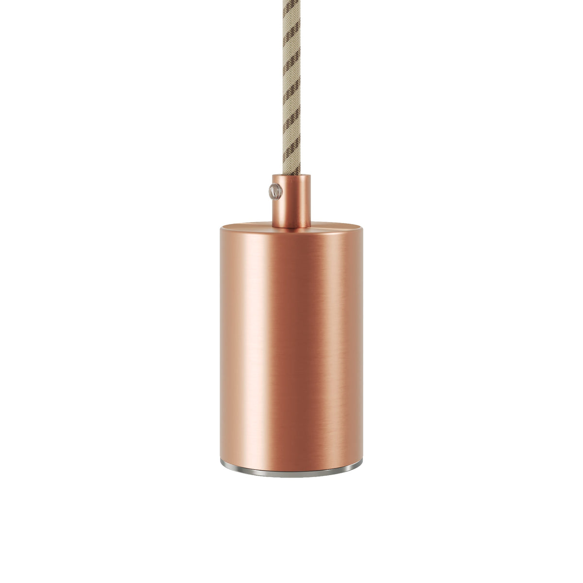 Faretto GU10 Spotlight LED Bispot - Rame satinato / Cromo - Creative Cables